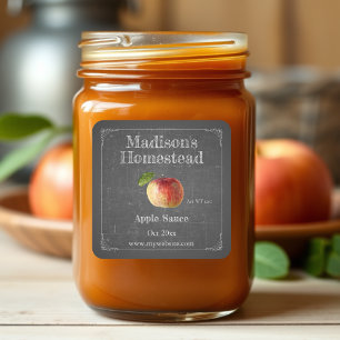Apple Sauce Square Sticker