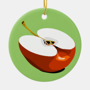 Apple schneiden Verzierung Keramikornament