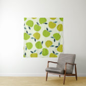 Apple seamless pattern. Fruit theme illustration.a Wandteppich (Beispiel)