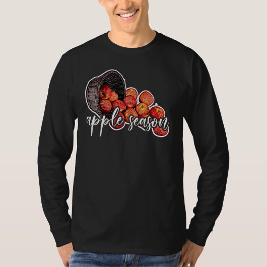 Apple Season Apple Picking Crew Apple Tree Harvest T-Shirt (Vorderseite)
