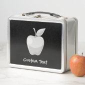 Apple Silver Metal Lunch Box (Beispiel)
