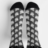 Apple Silver Muster Socks Socken (Oben)