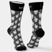 Apple Silver Muster Socks Socken (Gewinkelt)