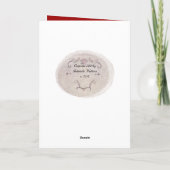 Apple Slice Pentagramm Weihnachten Rot Kariert (Rückseite)