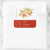 Apple Small Business Label Quadratischer Aufkleber (Tasche)