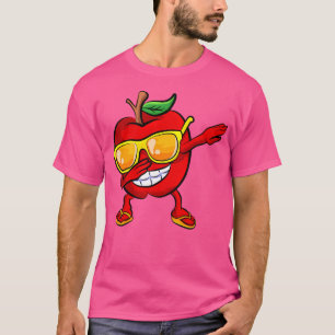 Apple-Sonnenbrille entwerfen Grüne Äpfel Lover T-Shirt
