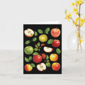 Apple Sorten Verschiedene Arten Apple Picker Apple Karte (Gelbe Blume)