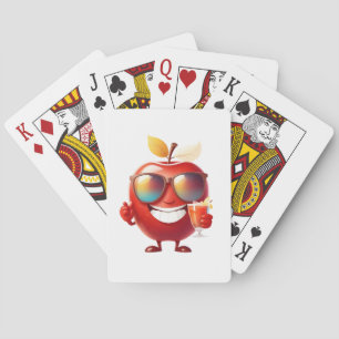 Apple Spaß fröhliche Urlaub Tropischen Drink Party Spielkarten