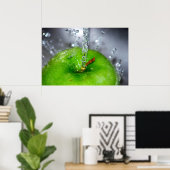 Apple Splash Poster (Heimbüro)
