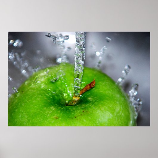 Apple Splash Poster (Vorne)