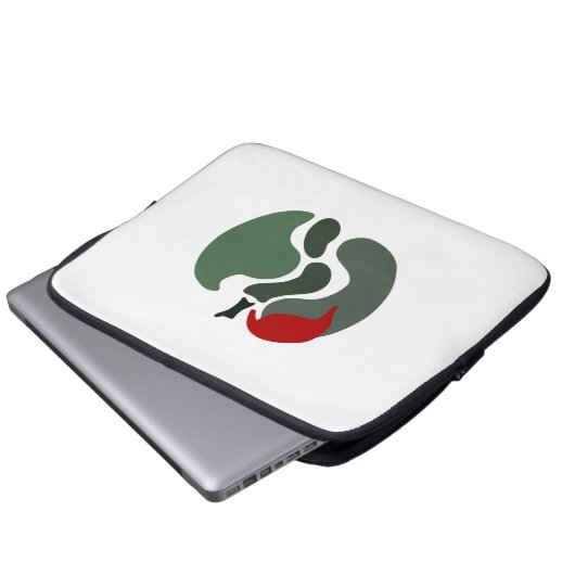 Apple Splitting Laptopschutzhülle (Vorne Knopf)