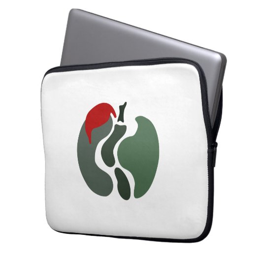 Apple Splitting Laptopschutzhülle (Vorderseite Links)