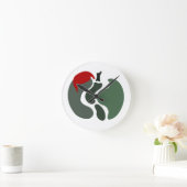 Apple Splitting Runde Wanduhr (Zuhause)