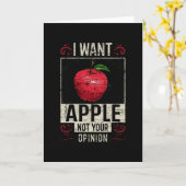 Apple Sprichwort Funny Karte (Gelbe Blume)