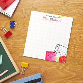 Apple Stift Papier für Lehrer Wertschätzung geprüf Notizblock