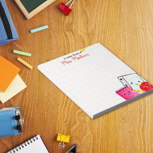 Apple Stift Papier für Lehrer Wertschätzung geprüf Notizblock