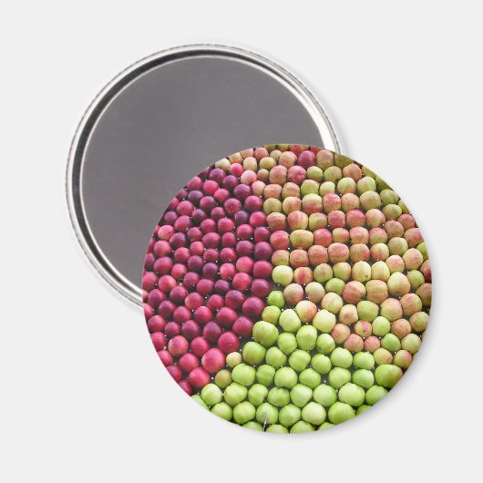 Apple Swirl Magnet (Vorderseite/Rückseite)