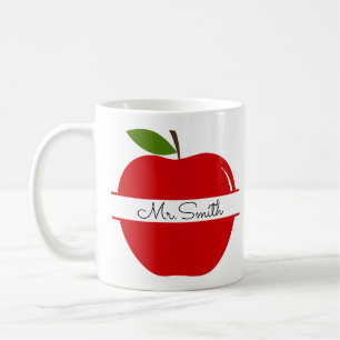 Apple-Tasse für Lehrer - Klassischer roter Apple Kaffeetasse