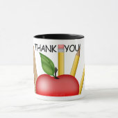 Apple-Tasse für Lehrer Tasse (Zentrum)