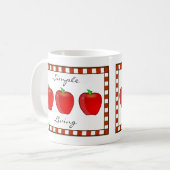 Apple-Tasse Kaffeetasse (Vorderseite Links)