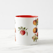 Apple-Tasse (Sie können besonders anfertigen) Zweifarbige Tasse (Mittel)