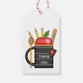 Apple-Tasse-Tag für Lehrer Geschenkanhänger (Vorderseite)