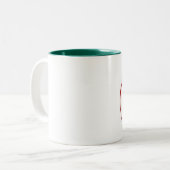 Apple-Tasse Zweifarbige Tasse (Vorderseite Links)