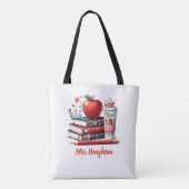 Apple Teacher Appreciator Book Tasche (Rückseite)