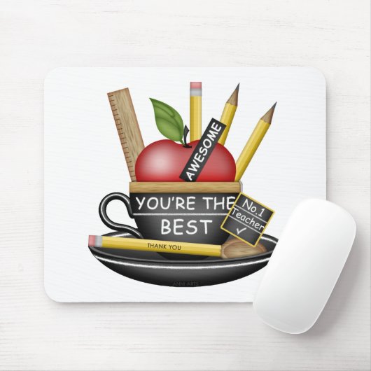 Apple Teacup Mousepad (Mit Mouse)