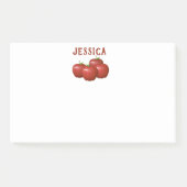 Apple-Thema Personalisierte Post-It-Notes Post-it Klebezettel (Vorderseite)