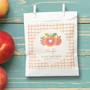 Apple Theme Whimsical Fall Baby Dusche Orange Geschenktütchen