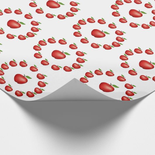 Apple Time, Red Delicious Geschenkpapier (Ecke)
