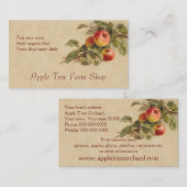 Apple tragen Verkäufe Früchte Visitenkarte (Vorne/Hinten)