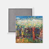 Apple Tree Blossom Magnet (Vorderseite/Rückseite)