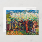 Apple Tree Blossom Postkarte (Vorne/Hinten)