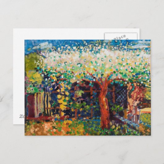 Apple Tree Blossom Postkarte (Vorne/Hinten)