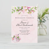 Apple Tree blüht Bridesmaids Luncheon Invites (Stehend Vorderseite)