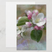 Apple Tree Blüten Briefpapier (Vorne/Hinten)