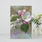 Apple Tree Blüten Briefpapier (Stehend Vorderseite)