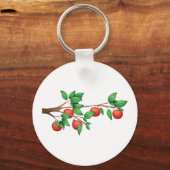 Apple Tree Branch Keychain Schlüsselanhänger (Vorderseite)