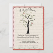 Apple Tree Bridal Dusche Einladung (Vorderseite)