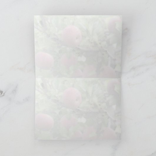 Apple Tree Grußkarte Karte (Innenseite)