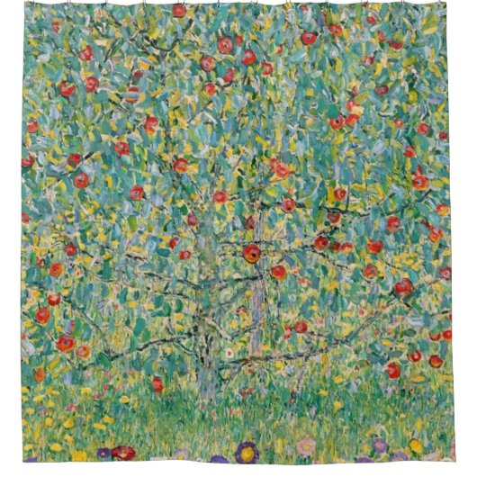 Apple Tree Gustav Klimt Duschvorhang (Vorderseite)