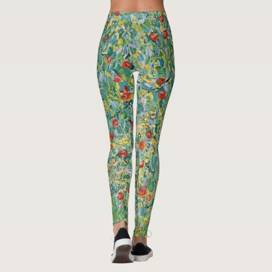 Apple Tree Gustav Klimt Leggings (Rückseite)