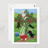 Apple Tree Labradors Postkarte (Vorne/Hinten)