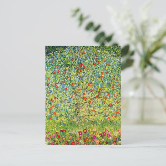 Apple Tree Orchard Gustav Klimt Postkarte (Stehend Vorderseite)
