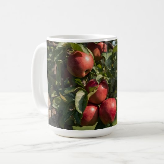 Apple Tree Themed Coffee Tasse (Vorderseite Links)