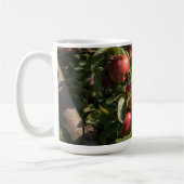 Apple Tree Themed Coffee Tasse (Links)