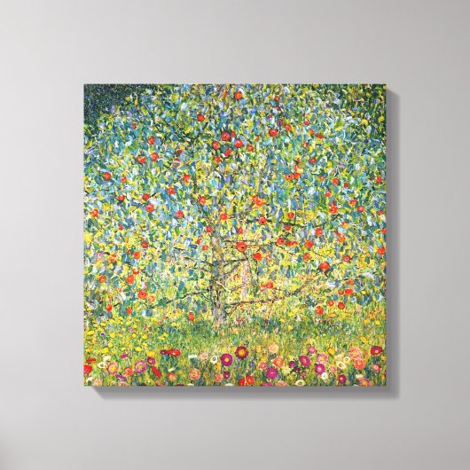 Apple Tree von Gustav klimt Leinwanddruck (Vorderseite)
