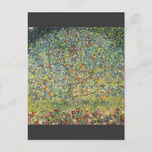 Apple Tree von Gustav Klimt Postkarte (Vorderseite)